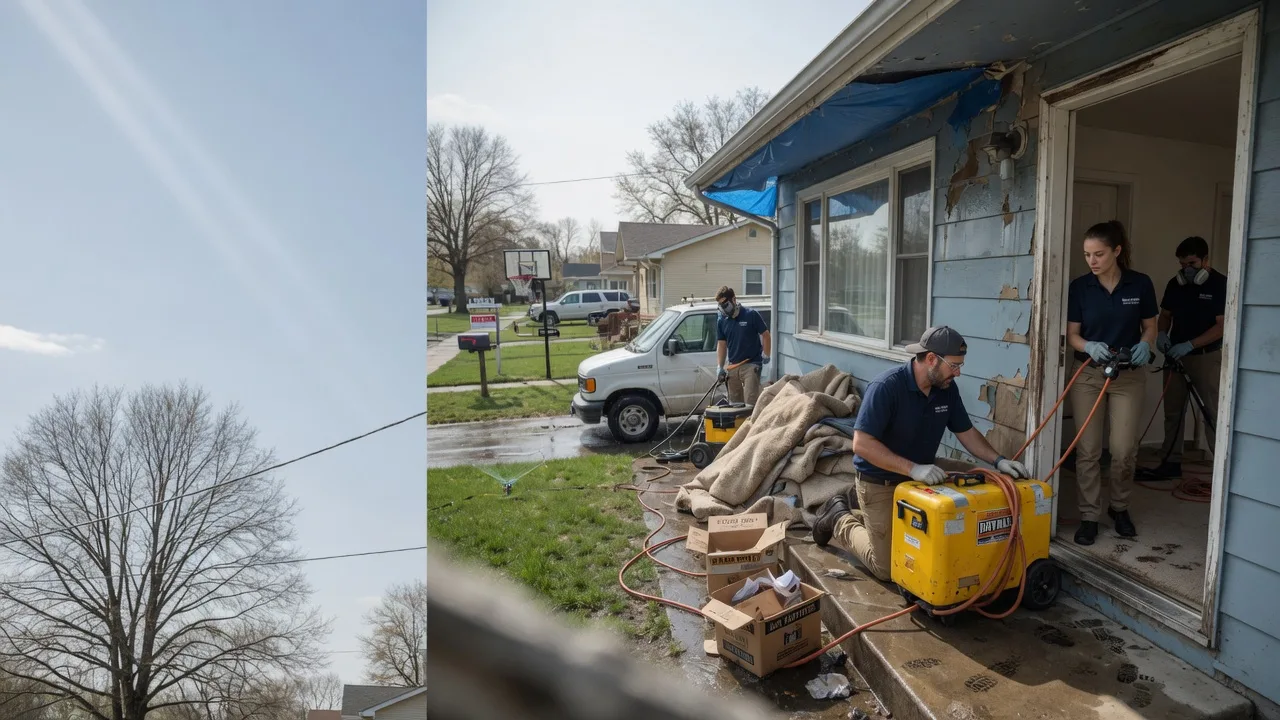Basement Flood Cleanup in Perry, IL near me